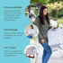 4-in-1 J.L. Childress Car Seat Cover for Babies - Multi-Use, Stretchy Car Seat Canopy and Privacy Cover - Breastfeeding