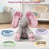 0 Dimple Kaia Elephant Stuffed Animal Toy - Animated Plush Pink Singing Elephant, Interactive Musical Peek-a-Boo