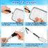 Fasouna 6 Pack Shelling Tools for Beach Include Seashell Bag, Shark Tooth Sifter Shovel Sand Scoop,Collapsible Beach