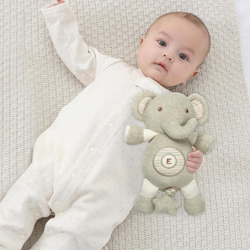 0-3-4-6+ Newborn Baby Toys, Soft Cotton Stuffed Animal Toy with Lullaby Music for Boy & Girl Babies Months,Ideal Gift