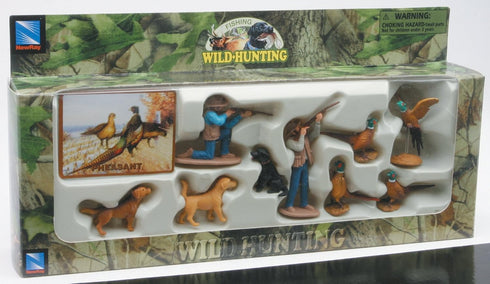 Wild Hunting Playset Assorted - You May Receive Walleye, Elk, Mallard, Antelope, Turkey, Moose, Deer, or Pheasant