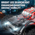 1:18 2WD 20Km/h BEZGAR Remote Control Monster Truck, Scale All Terrain RC Truck, Monster Truck Toys with Light, RC