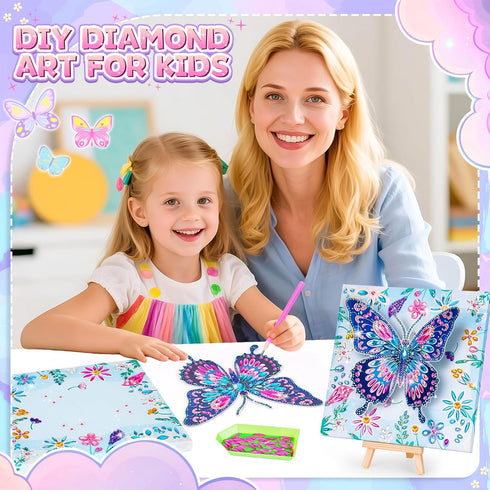 8-12, 6 7 8 9 10 Arts and Crafts for Kids Age Diamond Art Kit for Kids, Gifts for Year Old Girls, Birthday Presents