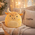 Highland Cow Plush Toy - Soft and Cuddly Plush Pillow - Spotted Highland Cow Perfect for Kids and Collectors (Light