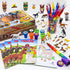 72 Cinrobiye Pcs Horse Party Favors Coloring Book Bulk, Farmhouse Pony Birthday Supplies, Western Cowboy Party Games