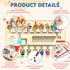 Keyssori 3-5, 3 Magnetic Maze Board for Kids Age Montessori Educational Wooden for All Toddlers Busy Board, Preschool