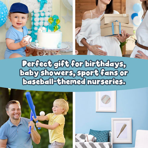 Plush Baseball Stuffed Animal Toy for Babies - Safe and Cuddly