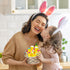 50-Pack Summer 2" (50-Pack) The Dreidel Company Easter Rubber Duck Toy Bunny Rabbit Duckies for Kids Easter Eggs, Bath
