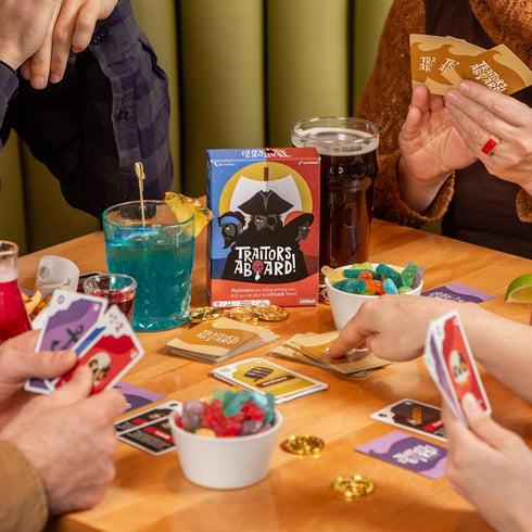Traitors Aboard Game - Award Winning Secret Identity Party Game for 3-8 Players, Ages 10+, Fun Strategy & Bluffing