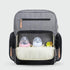 Land backpack diaper bag multi-function waterproof travel nappy bags insulated compartment pockets wipes pocket