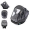 Miracle Baby Car Seat Rain Cover, Universal Infant Car Seat Weather Shield with Storage