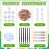 30 Sets WinnerWhy Spring Flower Suncatchers Window Art Kits, Mother's Day Floral DIY Sun Catchers Crafts Paint Your Own