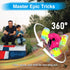 SC3 2.4GHz 4WD 360 4-12 Contixo RC Stunt Car, Pink Double-Sided Rotating flip Racer Remote Control Toy Cars with LED