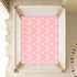 miaozhen 1 Pack 52x28 Cotton Baby Crib Sheets for Boys Girls Soft Comfy Moon Vintage Valentines Playard Mattress Sheets