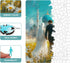 Puzzles for Adults 500 Pieces, Wedding Wooden Puzzles, Unique Shaped Jigsaw Puzzles, Beautiful Gift Package for