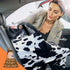 28x27x0.25" Dear Baby Gear Car Seat Cover for Boys & Girls - Baby Carseat Canopy w/Snap Opening - Infant Seat Cover