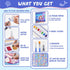 CHICAUP 3-5 4-8, Paint with Water Coloring Books for Kids, Mess Free Watercolor Painting Kit Painting Activity for Kids