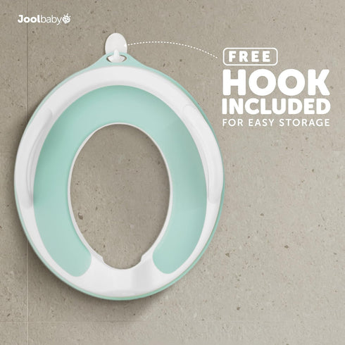 Jool Baby Potty Training Seat for Boys and Girls With Handles, Fits Round & Oval Toilets, Non-Slip with Splash Guard