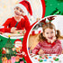 FOIMAS 192pcs Christmas Erasers Bulk for Kids, Large Xmas Pencil Erasers Santa Snowflake Tree Stocking Stuffer Gift