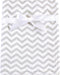 Luvable Friends Unisex Baby Coral Fleece Blanket, Gray Chevron, One Size