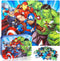 LELEMON 100 Piece Avengers Jigsaw Puzzle for Kids Ages 4-8, Portable Metal Storage Box, Educational Toy
