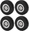RC Car Tires Wheel, Antislip Shock Absorption, 4PCS for MN D90 D91 D96 D99 and WPL B14 B24