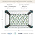 Pack Pack (38x26), 2-Pack and Play Sheets Fitted, Mini Crib Sheets for Graco N Play Playard Ultra Soft Organic Cotton