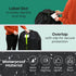47" 24" 15" reperkid Large Stroller Bag for Airplane Travel, Black & Green, H x W x D, Fits Most Large, Single, Double