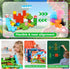200pcs 3+ Playset Goody King Magnetic Blocks with Light Blocks | Educational Sensory Toy Gift | STEM Montessori Light