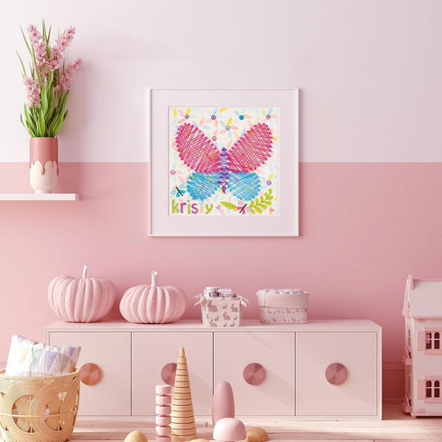 6+ 4 1 Creative Kids String Art Kit for Kids Age | Fun Projects in String Art Craft Kit Flower, Heart, Rainbow