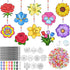 Dunzoom 30 Set Spring Craft Kit Suncatchers Kit Spring Flower DIY Suncatchers Craft