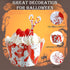 Halloween Cupcake Toppers & Wrappers, Horror Cake Decoration, Bloodstain Cake Knife, 12 Sets (24pcs)