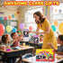 24 Pack 4-8 8-12, FUNNYB&G Foil Art Party Favors for Kids - Foil Art Crafts Kits Coloring Books, Goodie Bag Stuffers