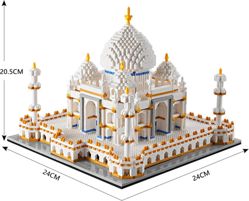 Big Size Architecture Taj Mahal Model Building Set - 3950PCS Micro Block Kit for Families