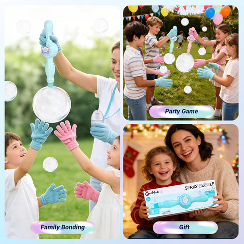 TTKADIY Elastic Bubble Fog Wand,Fog Bubble Machine,Bubble Machine,Fun Science Experiments, Kids Toys, Parent-Child