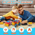 Pup Go 3-in-1 46Pcs 3 4 5 6 7 8 9 Take Apart Car for Boys with Electric Drill, Construction Toy Truck, Build Your Own