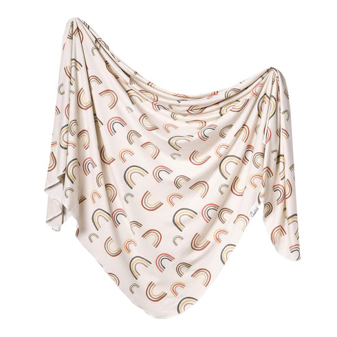 Copper Pearl Large Premium Knit Baby Swaddle Receiving Blanket Kona