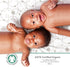 100% 3 Organic Cotton Fitted Bassinet Sheets Perfectly Compatible with Halo, Snoo, Graco, and All Other Standard Size