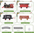 Set, Set 3 4 5 6 7 8+ Shemira Christmas Train Train Toys for Boys Girls,Toy Train with Light Smoke and Sound, Steam