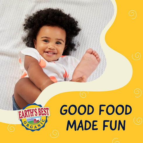 Earth's Best Organic Sensitive Baby Formula, Reduced Lactose Powdered Infant Formula for Babies 0-12 Months, 21 oz