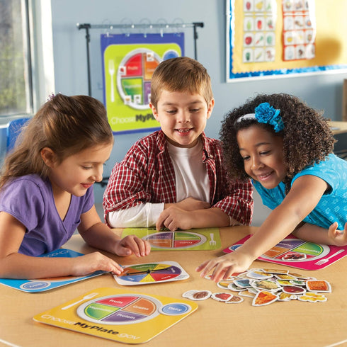 Learning Resources Healthy Helpings A Myplate Game, 10 x 10 in