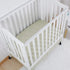 Microfiber 3 Pack Mini Portable Crib Sheets, Comfy Napping Surface for Baby, Fits 24" x 38", Green + Light Grey + White