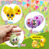 24 Pack 3D Prefilled Easter Eggs with Animal Pop Fidget Toys, Plastic Eggs with Silicone Pop Toys, Easter Egg Hunt
