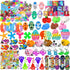 Kaisbro 124 Pcs Party Favors for Kids 4-8, Birthday Gift Toys, Goodie Bag