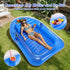 MoKo Pool Floats Adult, Large Floating Bed with Ice Bar, Tanning Bed Pool Raft Inflatable Lounger with Drink Holder