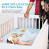 2Pcs 3Layers 24''x30'' Diaper Changing Pads for Baby, Lemon Change Mat, Waterproof Change Pad Foldable Absorbent Mats