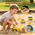 3-5: 2 3 4 5 LUDILO Toddler Kids Toys Boys Mini DIY Assembly Stem Learning Educational Building Toy Cars with Electric