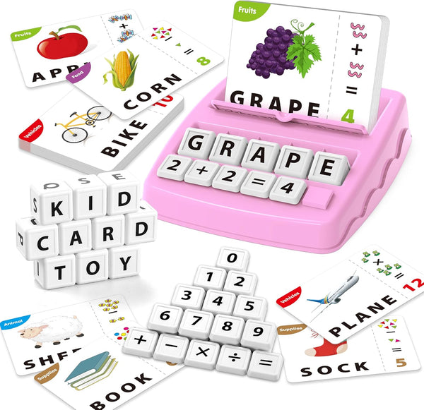 Yolscue Montessori Matching Letter Games,Educational Toys for 3-8 Year Olds Boys Girls,Alphabet Learning