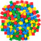 Strictly Briks Classic Bricks Starter Kit, 144 Pieces in Blue, Green, Red, Yellow, 2x2 Inches, Compatible with Major