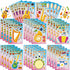 24 8.3 5.9in) TIAMECH Make Your Own Musical Instrument Stickers - Sheets Drum Guitar Make A Face Stickers, Birthday